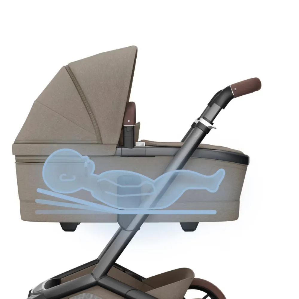 Maxi-Cosi Fame kombivogn - Twillic Truffle- Kombivogne Med Flade Sæder