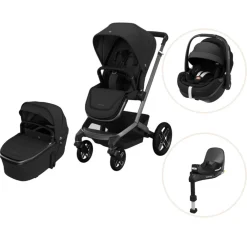 Maxi-Cosi Fame pakke - Twillic black- Kombivognspakker