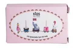 Kids By Friis Fødselsdagslys Lyserød 10 stk-Børn Fødselsdagstoge