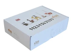 Kids By Friis Fødselsdagstog, skovdyr m. 11 tal-Børn Fødselsdagstoge