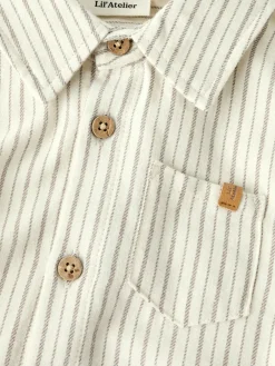 Lil' Atelier Felixo Skjorte - Turtledove- Juletøj|Skjorter