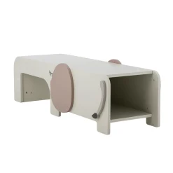 Bloomingvillemini Ferdinand Bænk, Grå - FSC®, MDF-Børn Bænke & Skamler