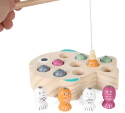 Magni Fiskespil i træ m. magnet- Fiskespil