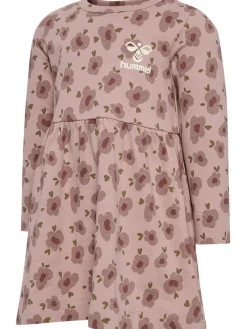 hummel Fjora kjole langærmet - ADOBE ROSE- Kjoler