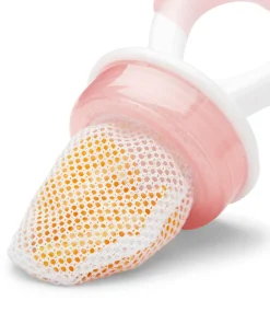 Nuvita FLAVORILLO 2 i 1 frugtsut og bidering - pink- Foodfeeder Og Frugtsut