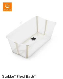 Stokke® Flexi Bath - Sandy Beige- Badekar, Stativer & Badestole
