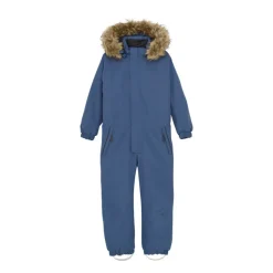 Color Kids Flyverdragt m. Fake Fur - Vintage Indigo- Flyverdragter