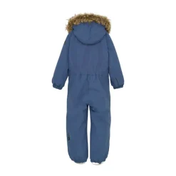 Color Kids Flyverdragt m. Fake Fur - Vintage Indigo- Flyverdragter