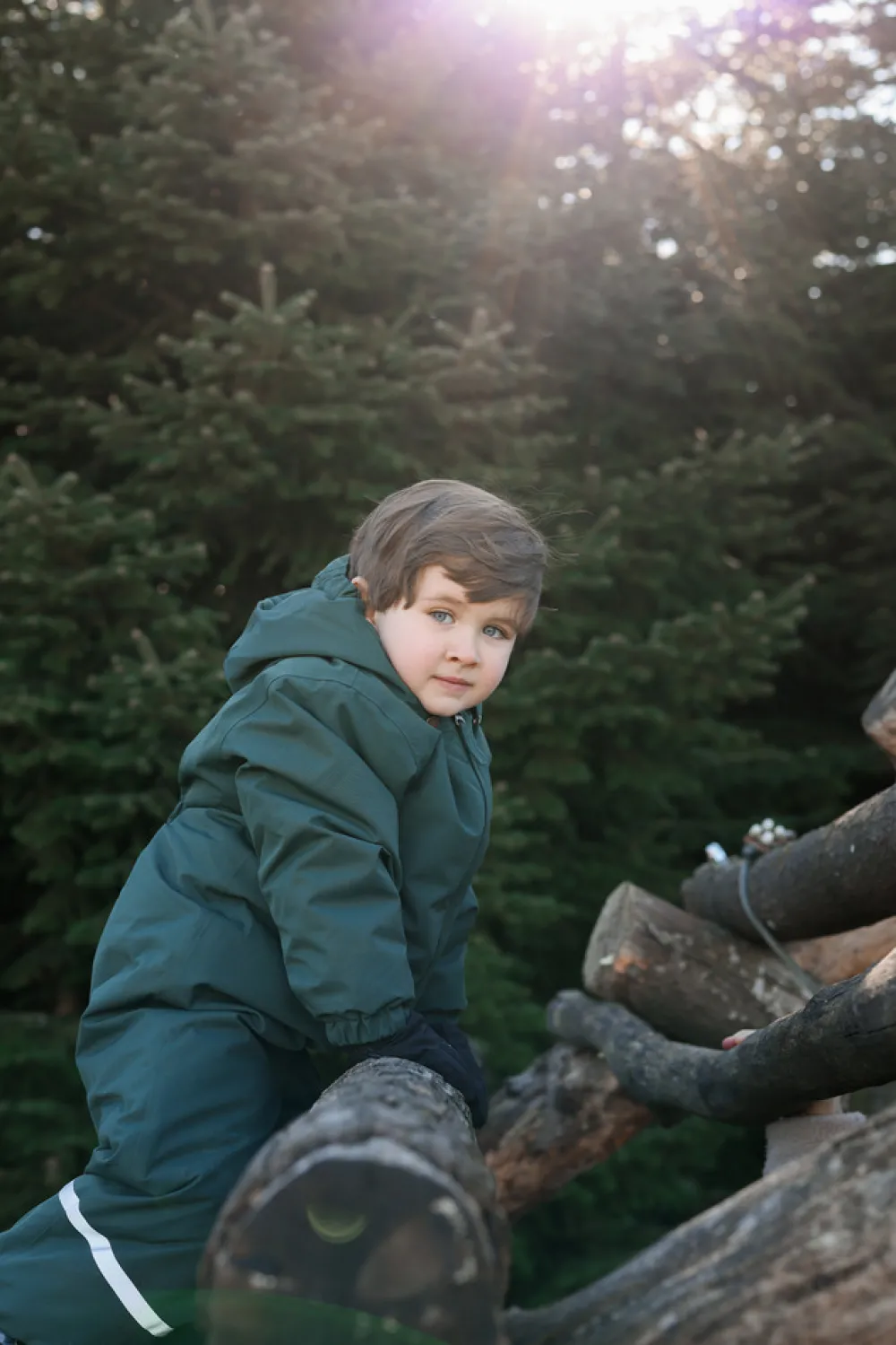 Mikk-Line Flyverdragt Solid - Darkest sprouse- Flyverdragter