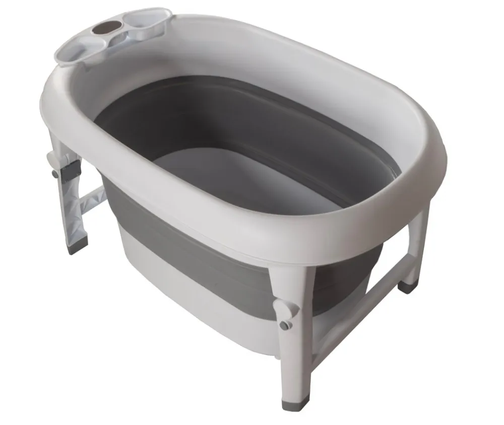 BabyDan Folde badekar 100L m. stol- Badekar, Stativer & Badestole