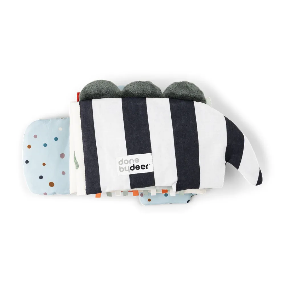 Done By Deer Folde-ud stofbog Croco Grøn- Røre- & Følebøger