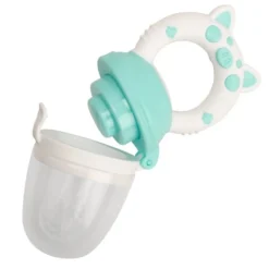 Magni Food feeder (madsut) med blødt greb - Turkis- Foodfeeder Og Frugtsut