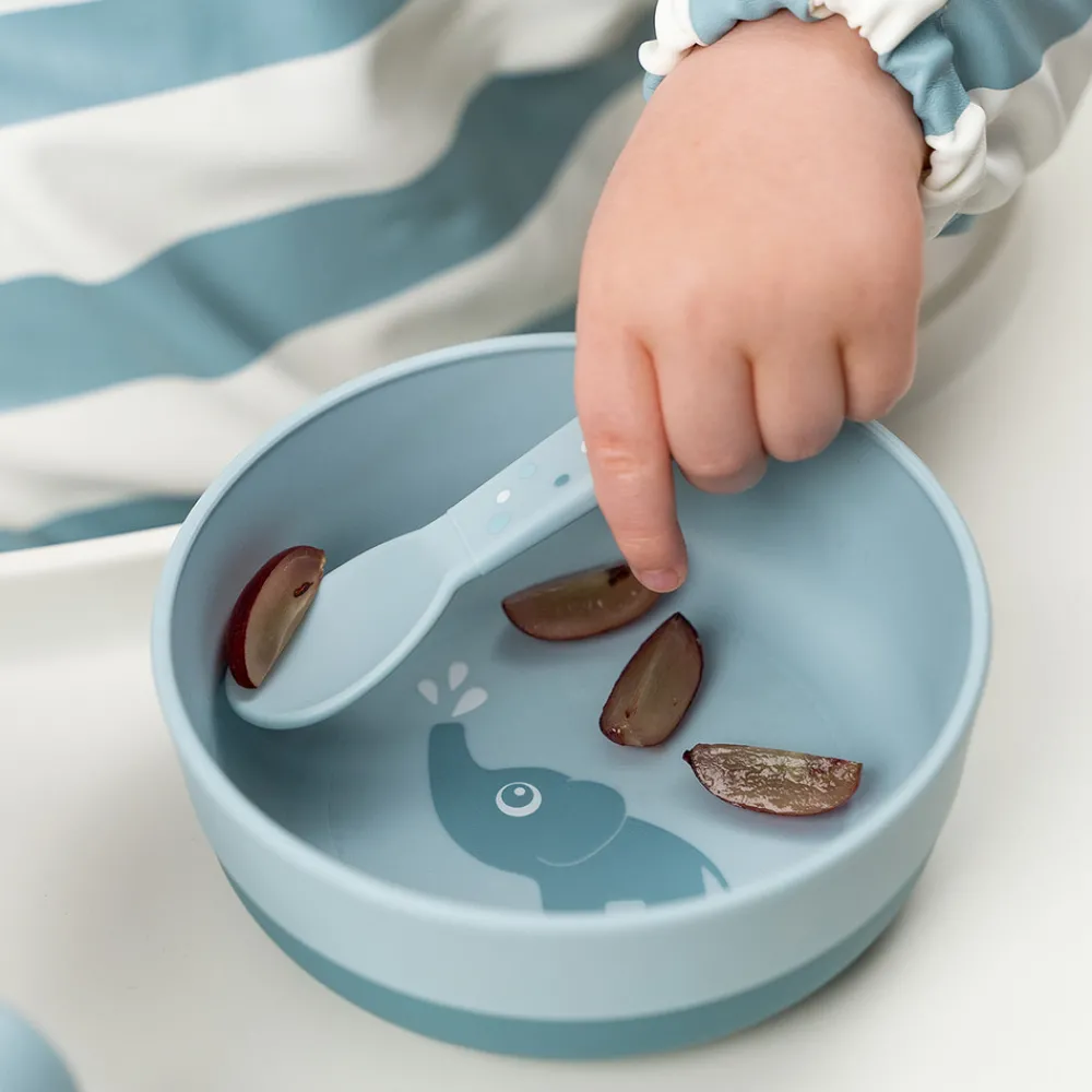 Done By Deer Foodie bestiksæt Happy dots Blå- Bestik