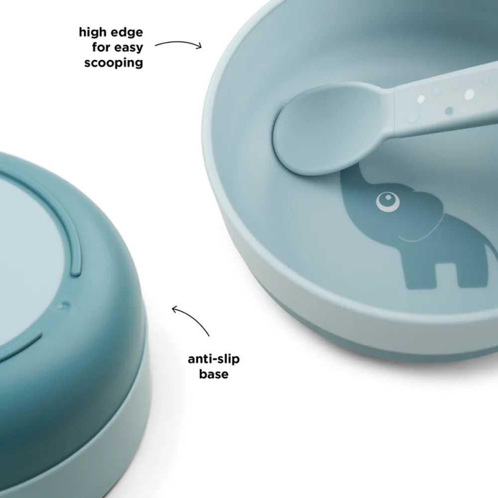 Done By Deer Foodie skål Elphee Blå- Service