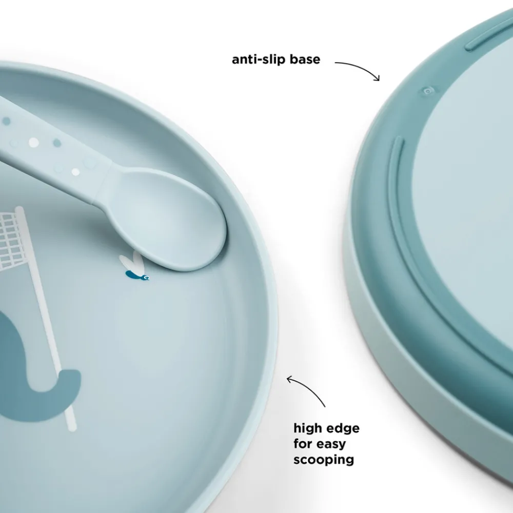 Done By Deer Foodie tallerken Elphee Blå- Service