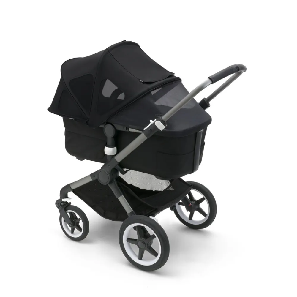 Bugaboo Fox 5 breezy sun canopy v2 - midnight black- Solskærme & Kalecher