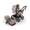 Bugaboo Fox 5 Renew complete - black/desert taupe melange- Kombivogne Med Ergonomiske Sæder