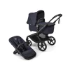 Bugaboo Fox 5 Renew complete - black/deep indigo- Kombivogne Med Ergonomiske Sæder
