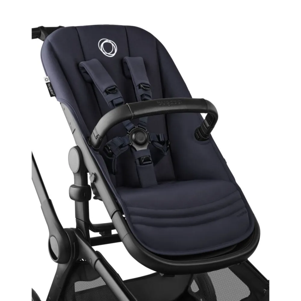 Bugaboo Fox 5 Renew complete - black/deep indigo- Kombivogne Med Ergonomiske Sæder