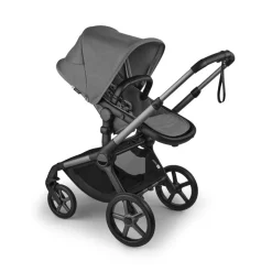Bugaboo Fox 5 Renew Complete Graphite/Moon Grey- Kombivogne Med Ergonomiske Sæder