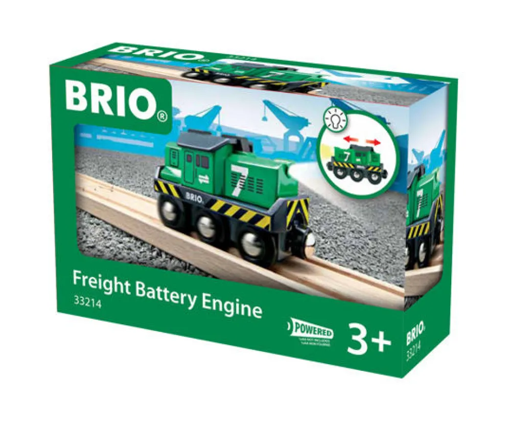 Brio Fragtlokomotiv, batteridrevet- Togbaner & Tog
