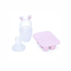 Le Toft Frugtsut med mini fryseform - Rose- Foodfeeder Og Frugtsut