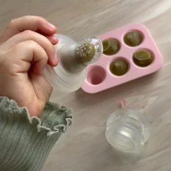 Le Toft Frugtsut med mini fryseform - Rose- Foodfeeder Og Frugtsut