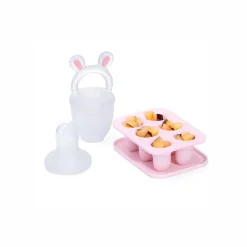 Le Toft Frugtsut med mini fryseform - Rose- Foodfeeder Og Frugtsut