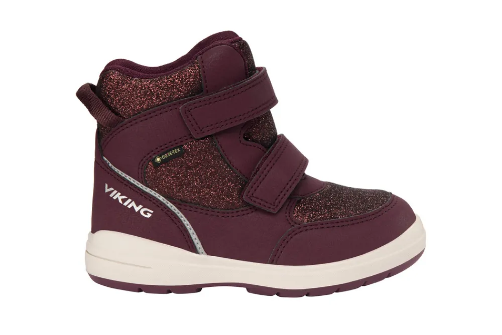 Viking Fun Glitter Warm GTX 2V - Plum- Vinterstøvler