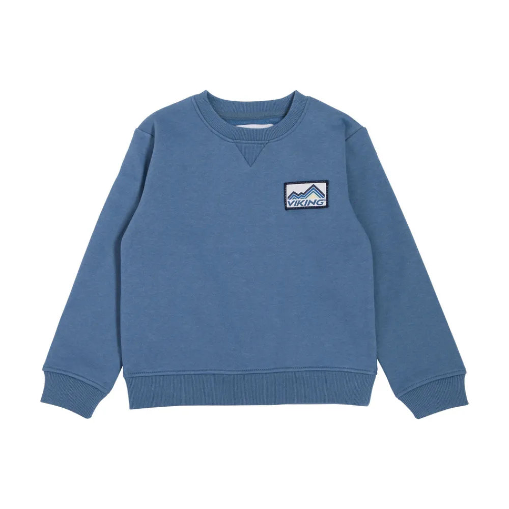 Viking Funtime Crewneck Sweatshirt - Denim- Cardigans, Veste & Trøjer