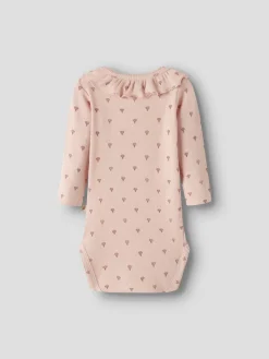 Lil' Atelier Gago Kis Langærmet Body - Cameo Rose- Bodystocking Langærmet