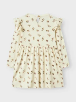 Lil' Atelier Gavo langærmet kjole - TURTLEDOVE- Kjoler