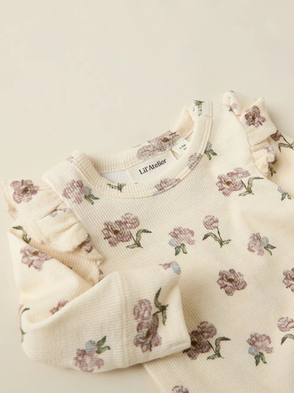 Lil' Atelier Gavo langærmet slim body - TURTLEDOVE- Bodystocking Langærmet