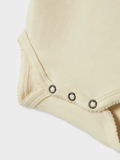 Lil' Atelier Gayo Koj Langærmet Body - Turtledove- Bodystocking Langærmet