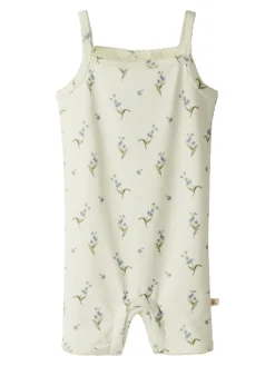 Lil' Atelier Gayo Sao Sommerdragt - Forget me/Coconut milk- Smækbukser & Buksedragter