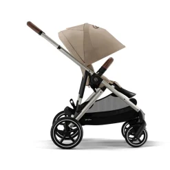 Cybex Gazelle S - almond beige- Søskende/Tvillingevogne|Klapvogne Med Flade Sæder
