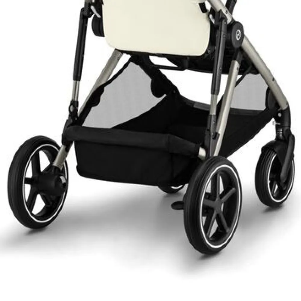 Cybex Gazelle S - Moon Black- Søskende/Tvillingevogne|Klapvogne Med Flade Sæder