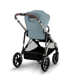 Cybex Gazelle S - Stormy Blue- Søskende/Tvillingevogne|Klapvogne Med Flade Sæder