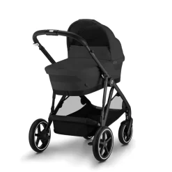 Cybex Gazelle S kombivogn - Moon Black- Kombivogne Med Flade Sæder