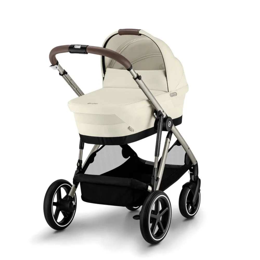 Cybex Gazelle S kombivogn - Seashell Beige- Kombivogne Med Flade Sæder