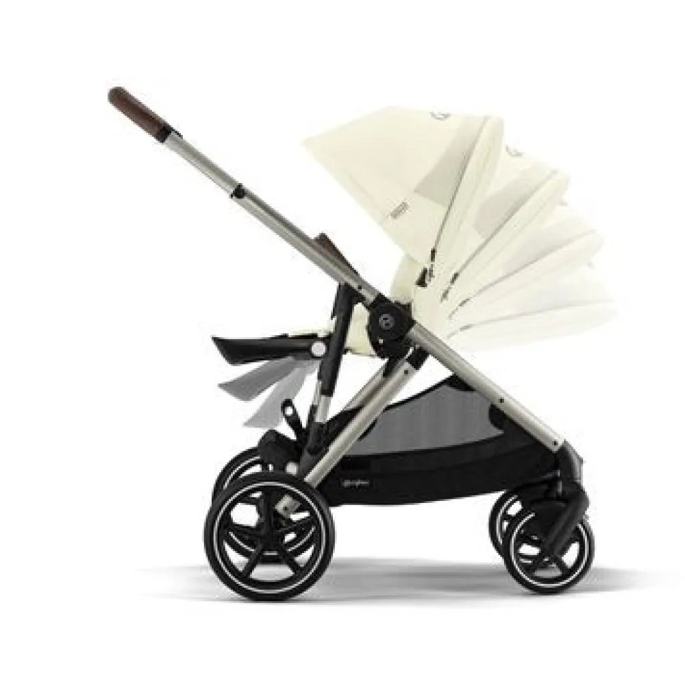 Cybex Gazelle S kombivogn - Seashell Beige- Kombivogne Med Flade Sæder