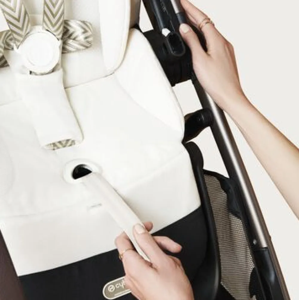 Cybex Gazelle S kombivogn - Seashell Beige- Kombivogne Med Flade Sæder