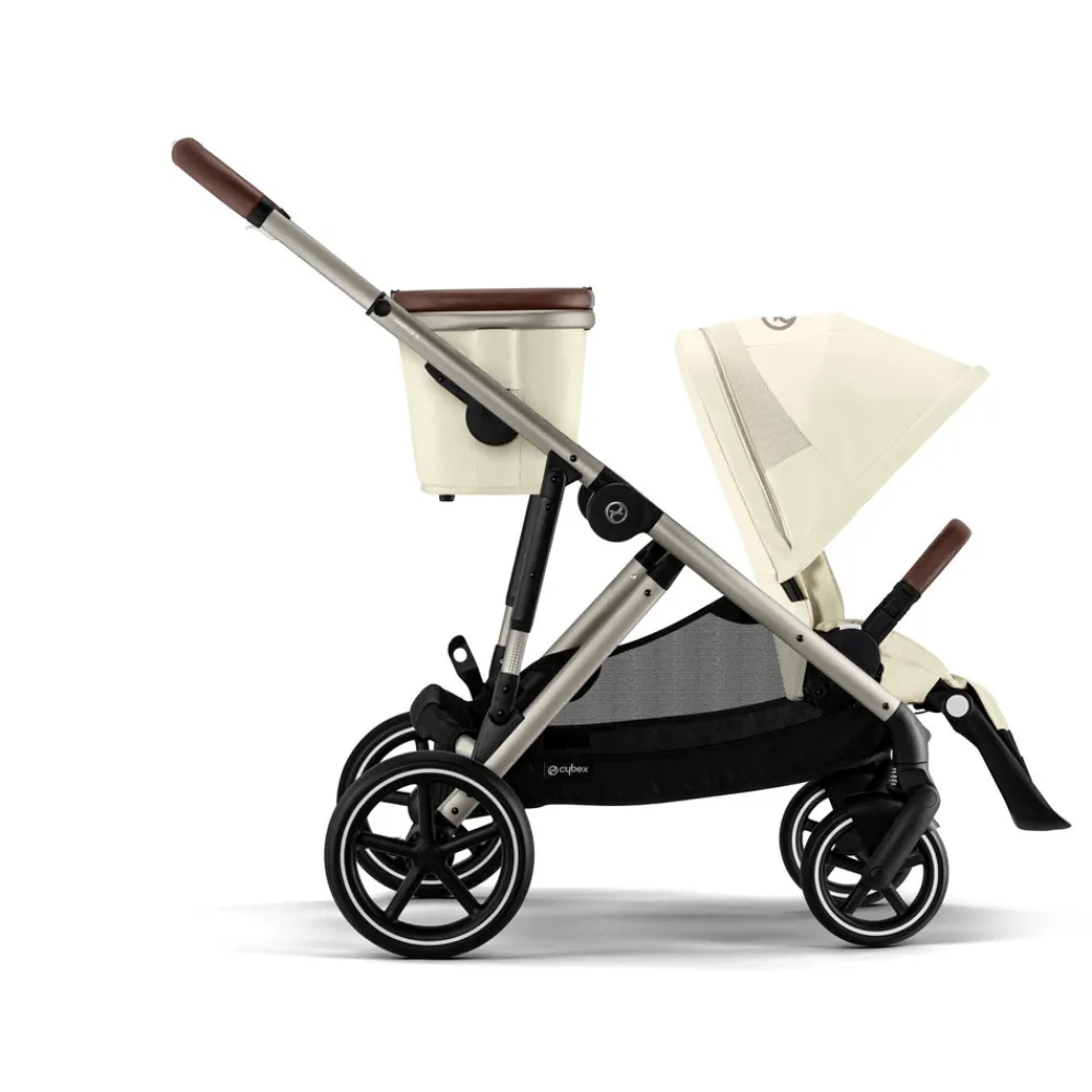 Cybex Gazelle S kombivogn - Seashell Beige- Kombivogne Med Flade Sæder
