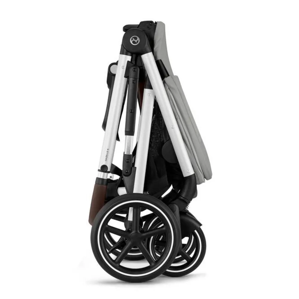 Cybex Gazelle S kombivogn - Stone grey- Kombivogne Med Flade Sæder