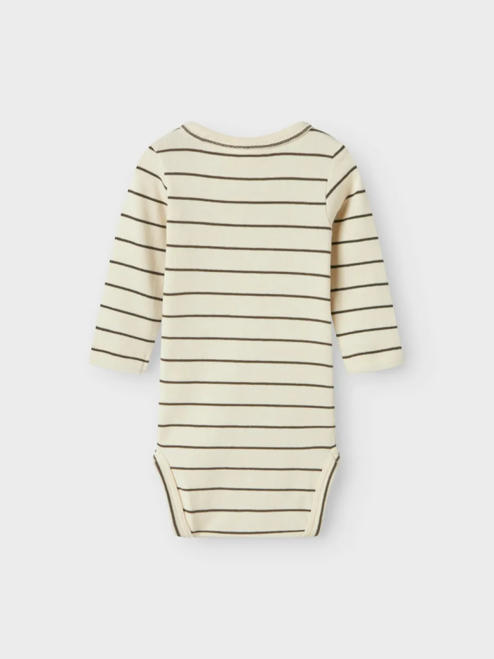 Lil' Atelier Geo Lim Langærmet Slim Body - TURTLEDOVE- Bodystocking Langærmet