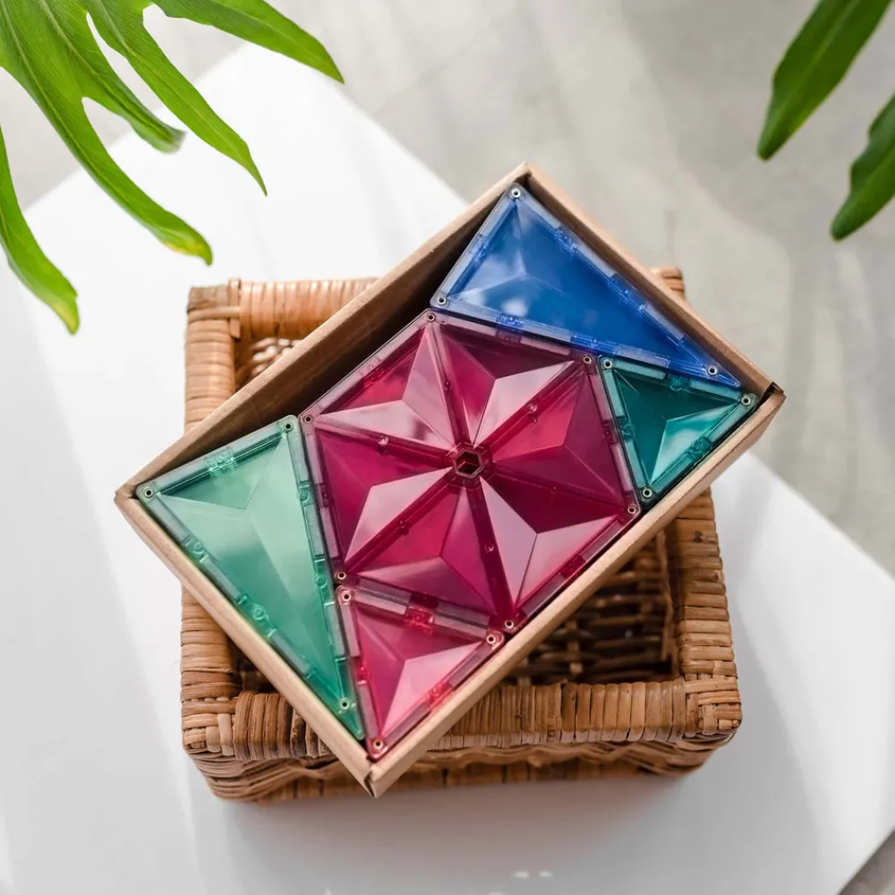 CONNETIX Geometry Pack - magnetsæt 40 dele - pastel- Magnetlegesæt