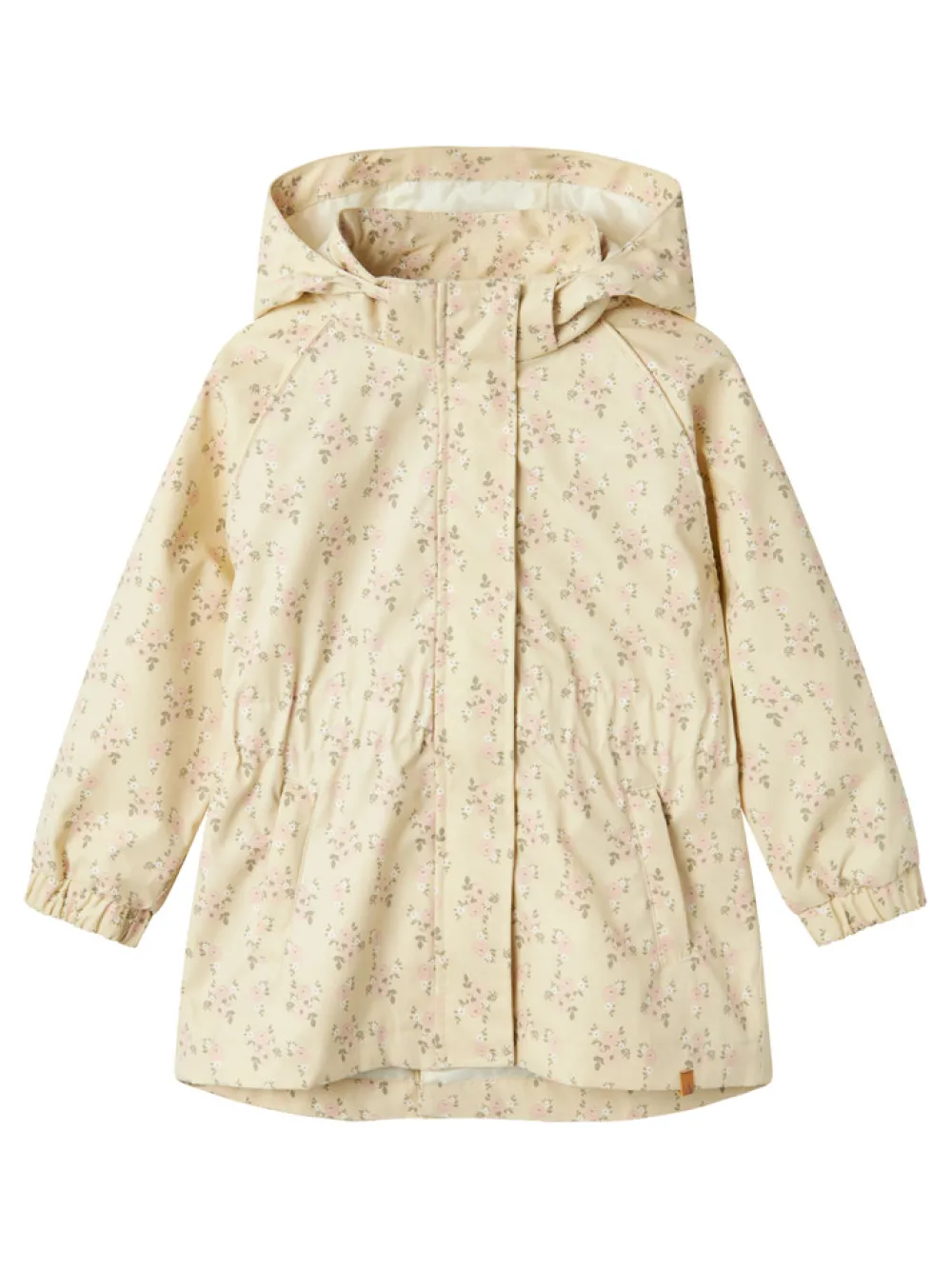 Lil' Atelier Gerda lang jakke aop - BLEACHEDSA- Overgangsjakker