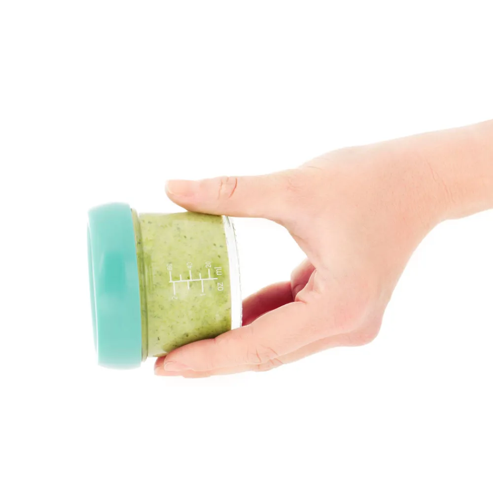 Babymoov Glas madbøtter - 4x 220ml- Madopbevaring