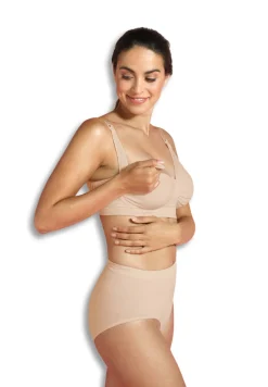 Carriwell Graviditets & amme BH med carri-gel beige L- Amme Bh'Er