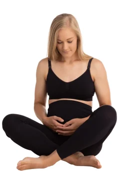 Carriwell Graviditets leggings m. støtte (Recycled) sort s- Leggings/Strømpebukser